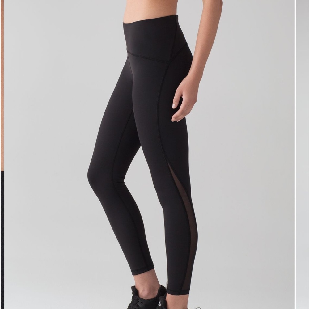 Lululemon Train Times 7/8 High-Rise Pant 25" Black Size 2 - Picture 1 of 8